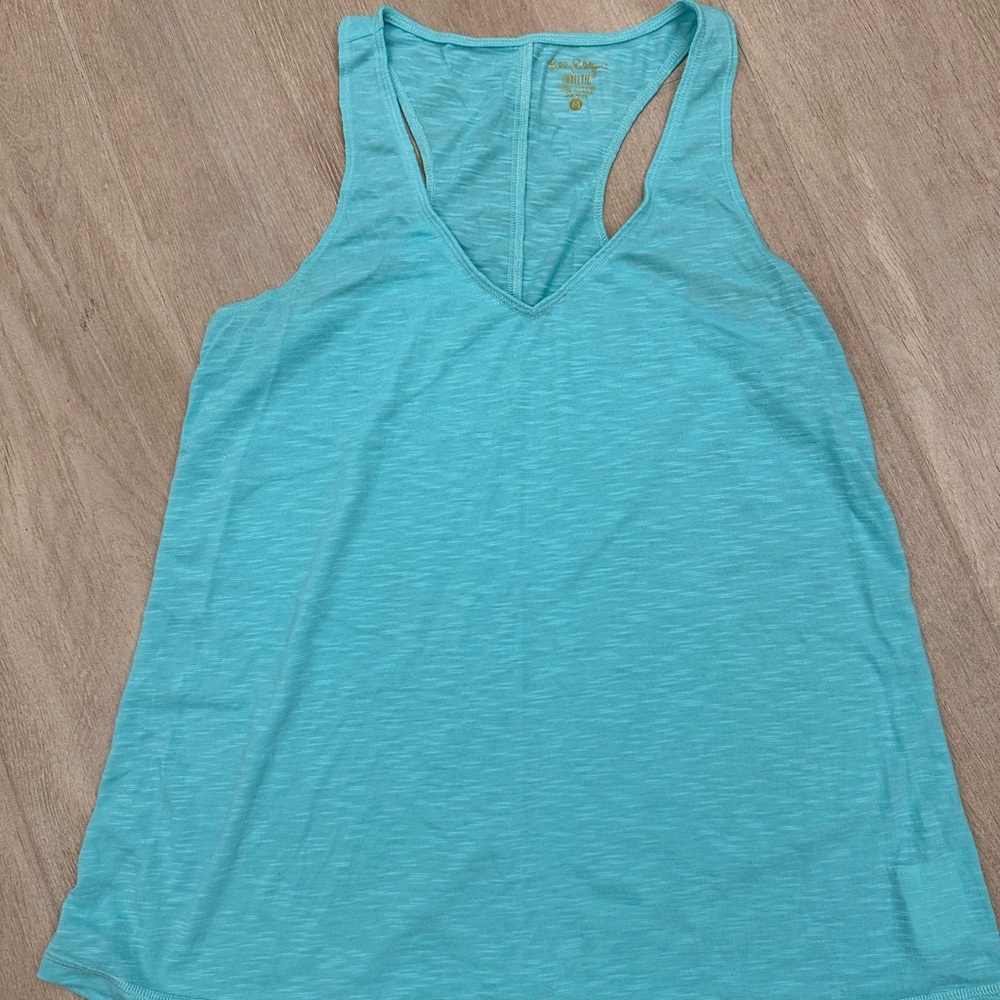 Lilly Pulitzer Turquoise Tank Top